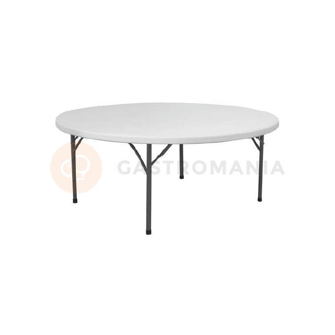 Stół cateringowy - składany, okrągły, średnica: 180 cm | HENDI, 810941
