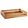Drewniana skrzynka 1/1 GN 55,5 x 35 cm, akacja | APS, Superbox GN 1/1