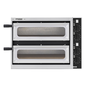 Piec do pizzy dwukomorowy, 2x pizza 40 cm | HENDI, Basic 2/40 Vetro