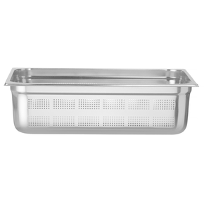 Pojemnik GN 1/1 150 mm ze stali nierdzewnej, perforowany | HENDI, Profi Line
