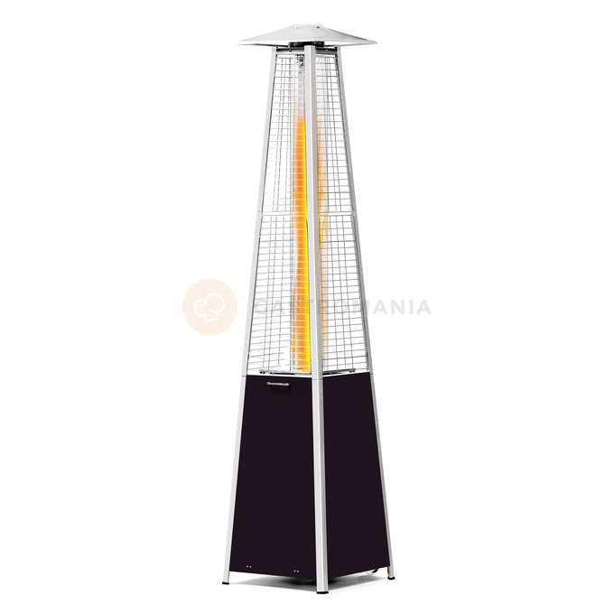 Gazowa ogrzewająca lampa z płomieniem, 42x42x222 cm | HENDI, 272404