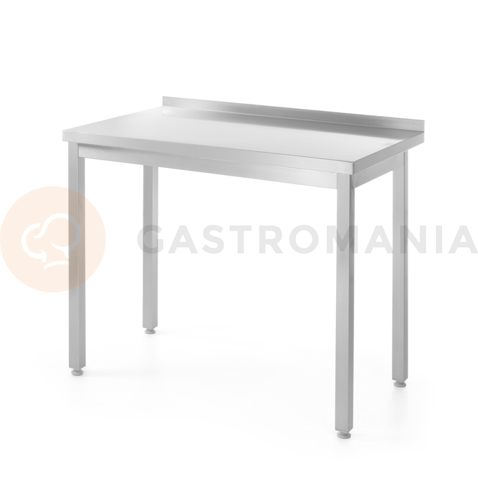 Stół nierdzewny roboczy przyścienny, skręcany, 800x600x850 mm | HENDI, Bistro Line