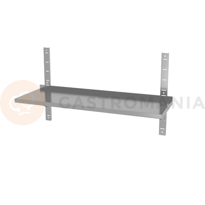 Półka wisząca pojedyncza – przestawna 1200x300x600 mm | HENDI, 811795