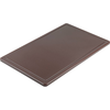 Deska z polipropylenu z wycięciem 53x32,5x1,5 cm, brązowa | STALGAST, 341536