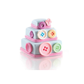 Forma silikonowa SF168 MINI WONDER CAKES SQUARE mini torty piętrowe kwadratowe 69x69x60 mm | SILIKOMART, Square