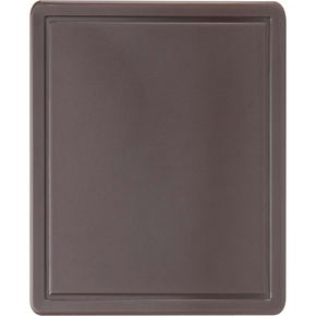 Deska z polipropylenu z wycięciem 32,5x26,5x1,2 cm, brązowa | STALGAST, 341326