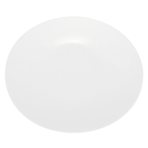 Owalna miska z białej porcelany 23,5 x 20 cm | DEGRENNE, Boreal