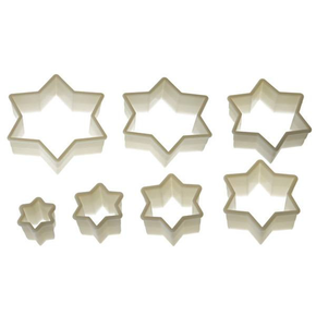 Zestaw wycinarek nylonowych - gwiazda dawida 7 szt. | SILIKOMART, Nylon Cutter 12