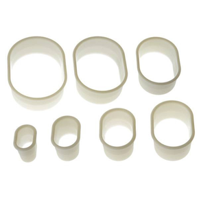Zestaw wycinarek nylonowych - gładkie owale 7 szt. | SILIKOMART, Nylon Cutter 08