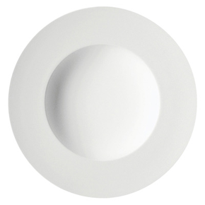 Owalna miska na zupę z białej porcelany 29 cm | DEGRENNE, Boreal