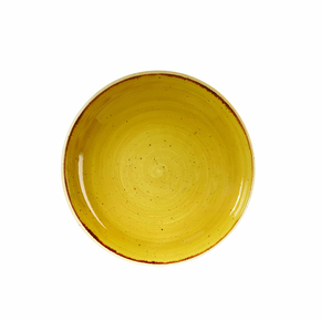 Musztardowa salaterka, ręcznie zdobiona 1136 ml | CHURCHILL, Stonecast Mustard Seed Yellow