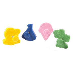 Zestaw 4 wycinarek - CUTTER SUMMER, 47x47x18 mm | SILIKOMART, Baby Cutter