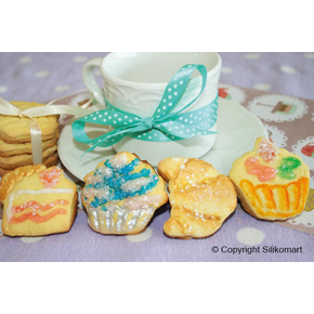 Zestaw 4 wycinarek - CUTTER GOOD MORNING, 53x42x18 mm | SILIKOMART, Baby Cutter