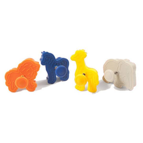 Zestaw 4 wycinarek - CUTTER ANIMALS, 47x45x18 mm | SILIKOMART, Baby Cutter