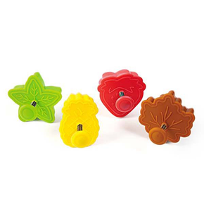 Zestaw 4 wycinarek - CUTTER NATURE, 49x50x18 mm | SILIKOMART, Baby Cutter