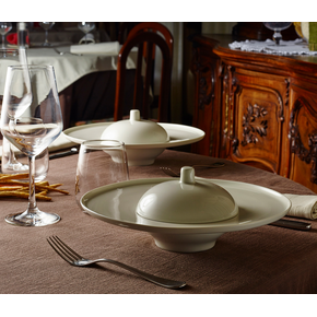 Porcelanowy talerz głęboki gourmet 22 cm | ARIANE, Privilage