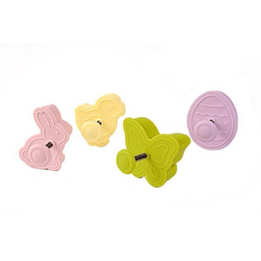 Zestaw 4 wycinarek - CUTTER EASTER, 50x36x18 mm | SILIKOMART, Baby Cutter