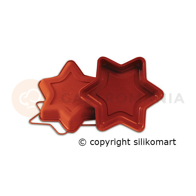 Forma na ciasta i torty SFT201 SMALL STAR 26x40 cm | SILIKOMART, Uniflex