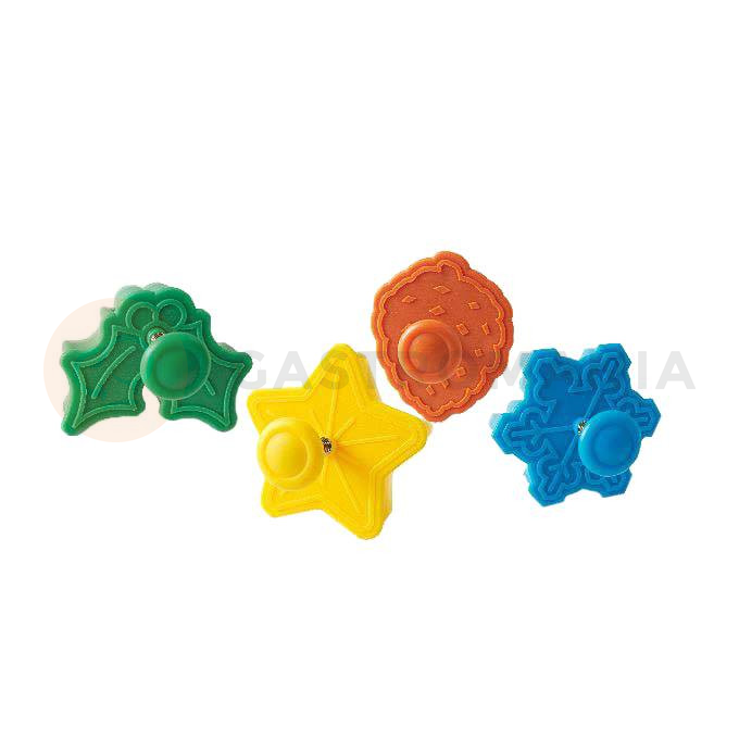 Zestaw 4 wycinarek - CUTTER JINGLE BELLS, 42x47x18 mm | SILIKOMART, Baby Cutter