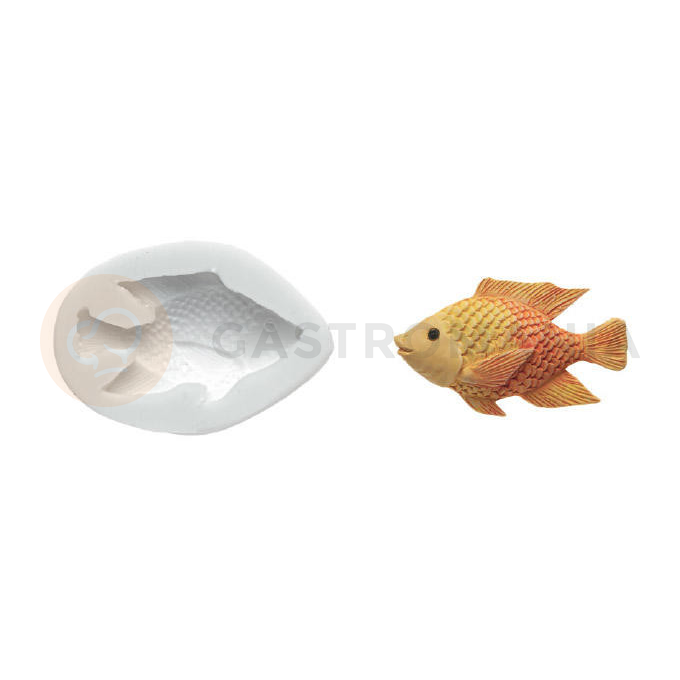 Forma do masy cukrowej SLK 080 - rybka, 35x58 mm | SILIKOMART, Sugarflex Fish