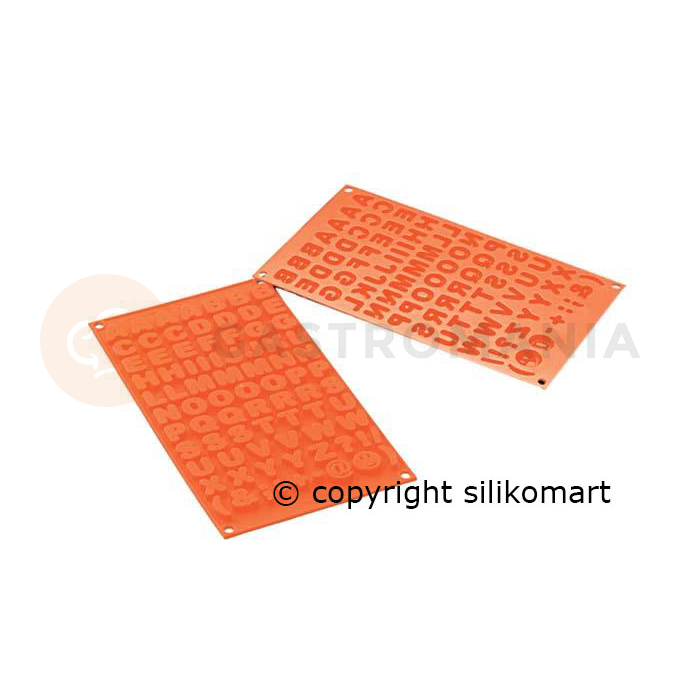 Forma silikonowa SF169 CHOCOABC - literki, 115 ml | SILIKOMART, Design