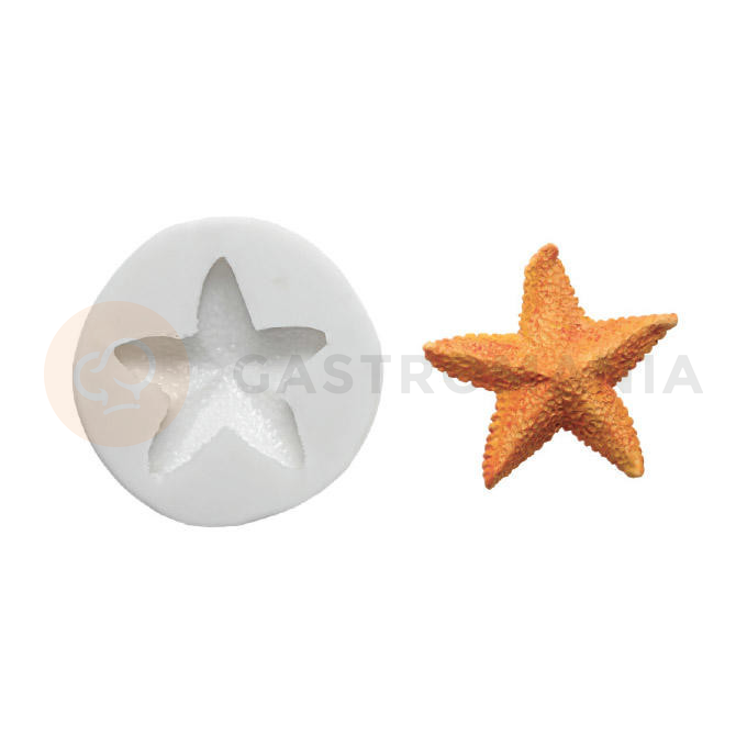 Forma do masy cukrowej SLK 073 - rozgwiazda, 50x50 mm | SILIKOMART, Sugarflex StarFish