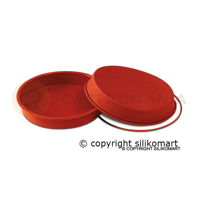 Forma na ciasta i torty SFT118 ROUND PAN, okrąg 18x4 cm | SILIKOMART, Uniflex