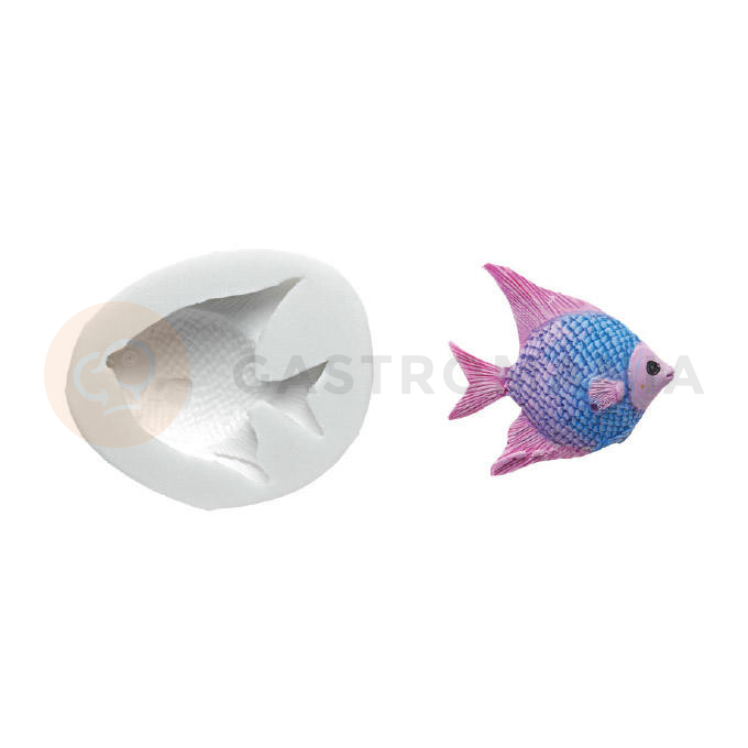 Forma do masy cukrowej SLK 076 - rybka, 50x50 mm | SILIKOMART, Sugarflex Fish
