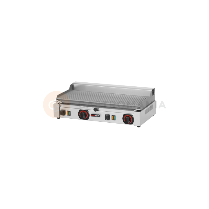Płyta grillowa elektryczna, ryflowana 58x31x20 cm | REDFOX, PD-2020BR