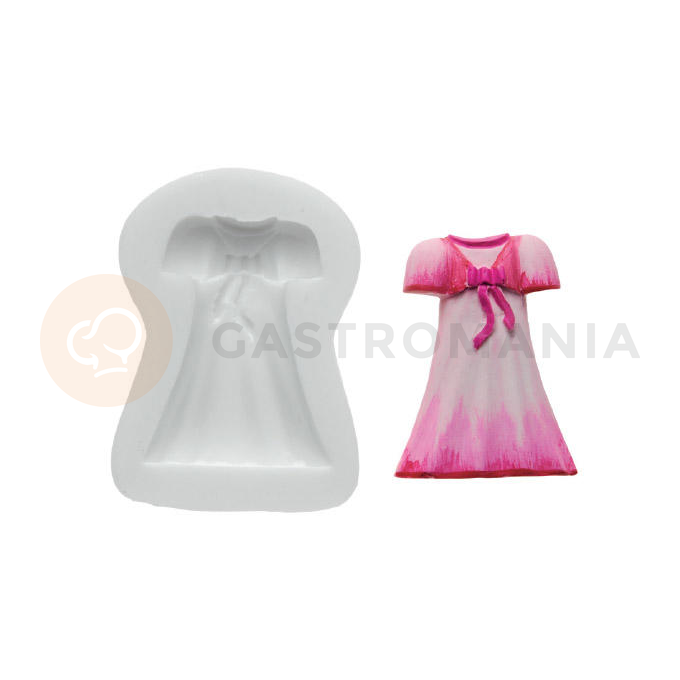 Forma do masy cukrowej SLK 261 - sukienka, 37x50 mm | SILIKOMART, Sugarflex Dress