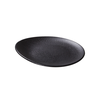 Czarny talerz płytki z uniesionym rantem 15 cm | ARIANE, Dazzle