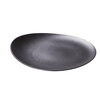Czarny talerz płytki z uniesionym rantem 31 cm | ARIANE, Dazzle