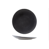 Czarny talerz płytki z uniesionym rantem 15 cm | ARIANE, Dazzle