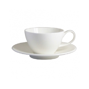 Porcelanowy spodek espresso 12,5 cm | AMBITION, Simple