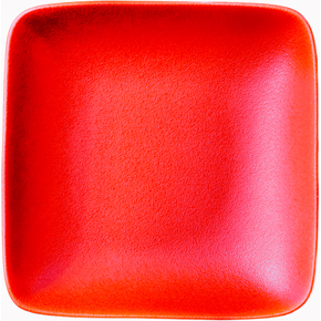 Talerz kwadratowy głęboki Red Dazzle 21 x 21 cm | ARIANE, Dazzle