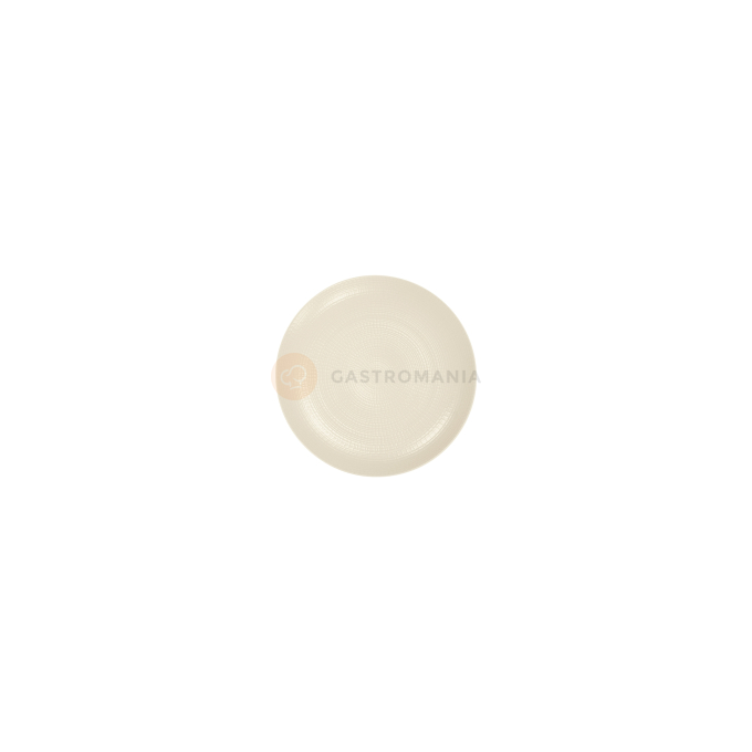 Biały talerz płaski z kamionki 28 cm | DEGRENNE, Modulo Nature