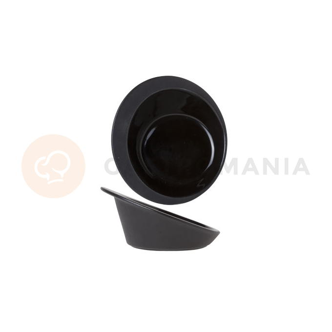 Porcelanowa, czarna miska 23 cm | ARIANE, Luna
