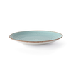 Talerz płytki z porcelany, niebieski o średnicy 27 cm | FINE DINE, Turkus