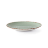 Talerz płytki z porcelany, zielony o średnicy 27 cm | FINE DINE, Nefryt