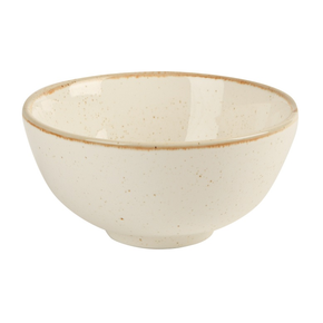 Miska z porcelany w kremowym kolorze o średnicy 16 cm | PORLAND, Seasons Sand