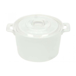 Białe naczynie z pokrywką 200 ml | COSY &amp; TRENDY, 290033