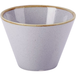 Miska stożkowa z porcelany w jasnoszarym kolorze o średnicy 11,5 cm | PORLAND, Seasons Ashen