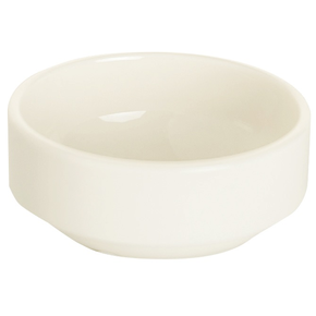 Miska sztaplowana z kremowej porcelany o średnicy 8 cm | FINE DINE, Crema