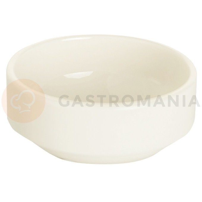 Miska sztaplowana z kremowej porcelany o średnicy 8 cm | FINE DINE, Crema