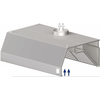 Wyciągowy okap przyścienny - trapezowy 1600x1000x450 mm | STALGAST, 9820710160
