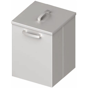 Nierdzewy pojemnik na odpadki 350x350x650 mm | STALGAST, 981973035