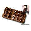 Forma do pralin i czekoladek - kule, 28 mm | SILIKOMART, Chocolate Imperial