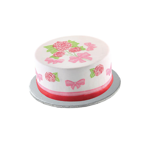 Podkład pod ciasto i torty srebrny - 35cm | SILIKOMART, Cake Cardboard Drums Silver