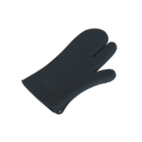 Rękawica silikonowa - czarna, 385x168x20 mm | SILIKOMART, Glove Round Stitch