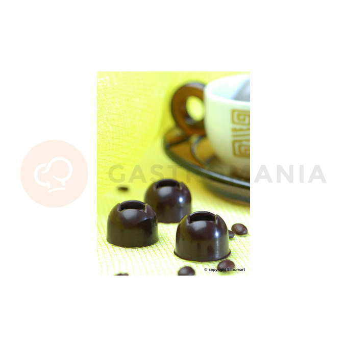 Forma do pralin i czekoladek - kule, 28 mm | SILIKOMART, Chocolate Imperial